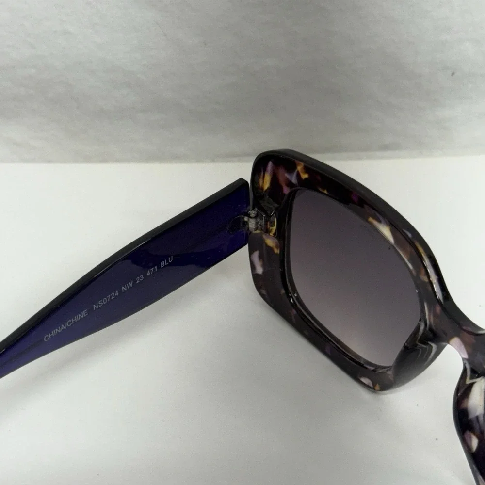 Nine West Women's Sunglasses Brown With Purple Tortoise Shell Very Cute!